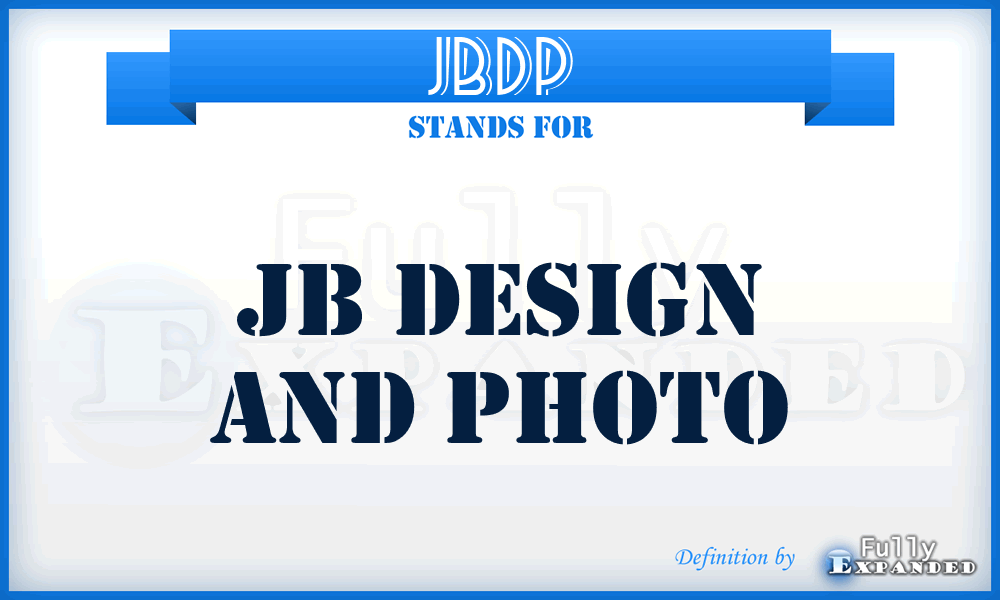 JBDP - JB Design and Photo