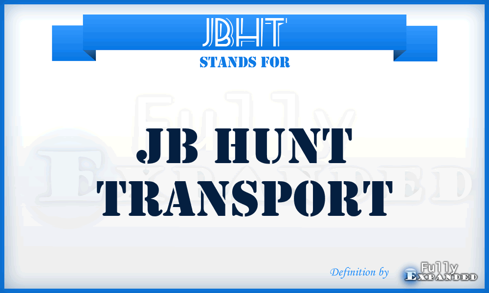 JBHT - JB Hunt Transport