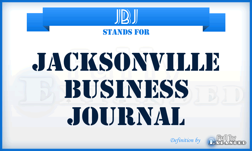 JBJ - Jacksonville Business Journal