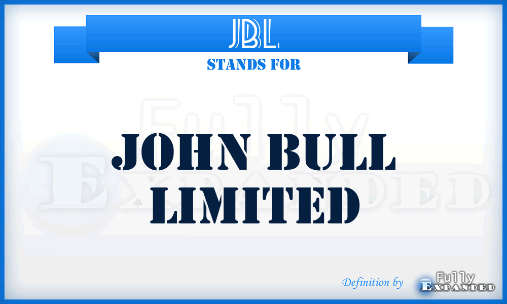 JBL - John Bull Limited