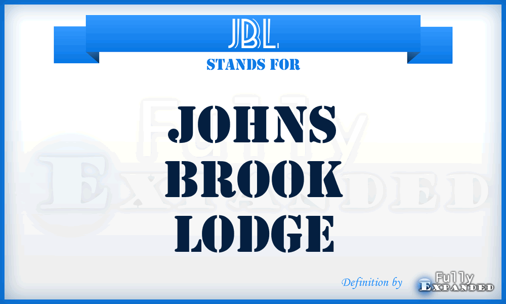 JBL - Johns Brook Lodge