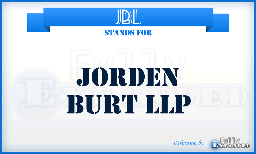 JBL - Jorden Burt LLP