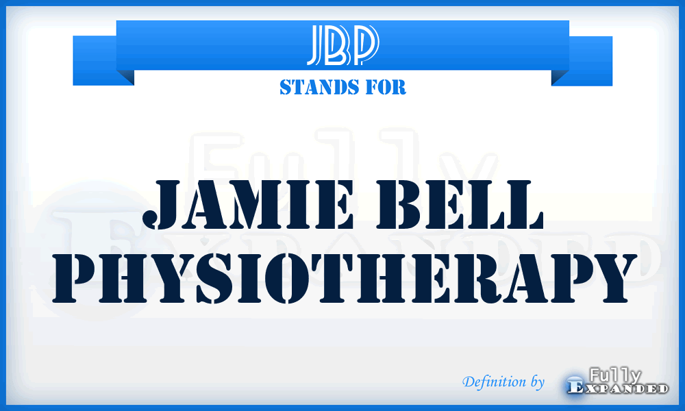 JBP - Jamie Bell Physiotherapy