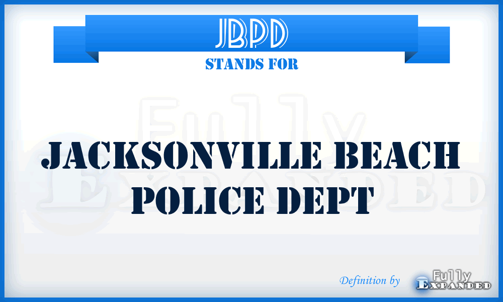 JBPD - Jacksonville Beach Police Dept