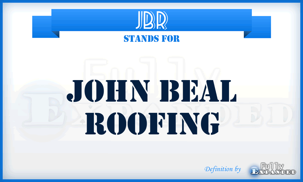 JBR - John Beal Roofing