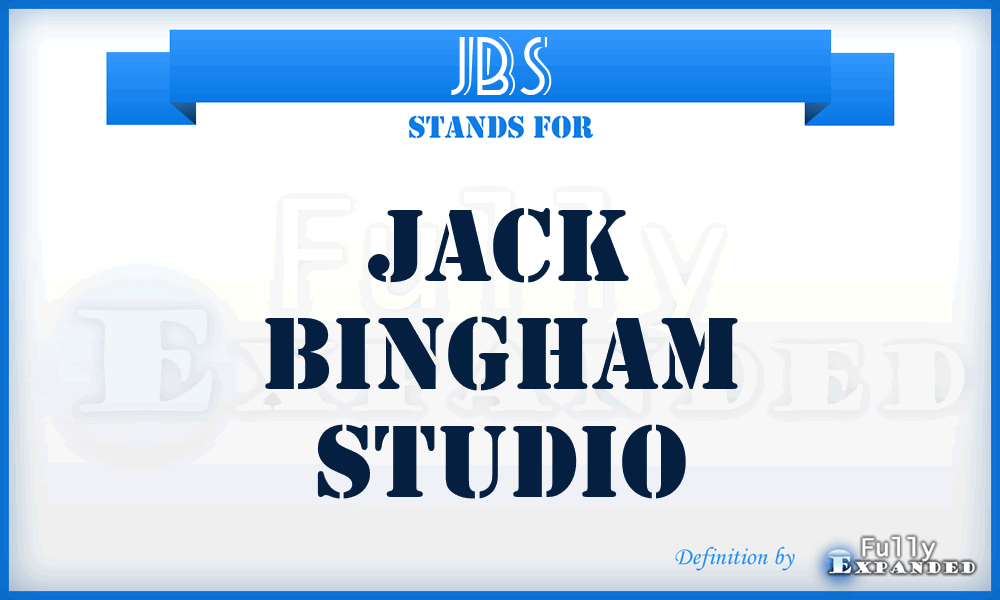 JBS - Jack Bingham Studio