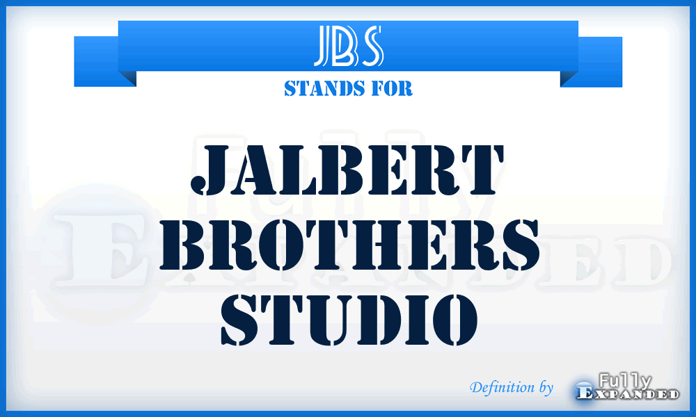 JBS - Jalbert Brothers Studio