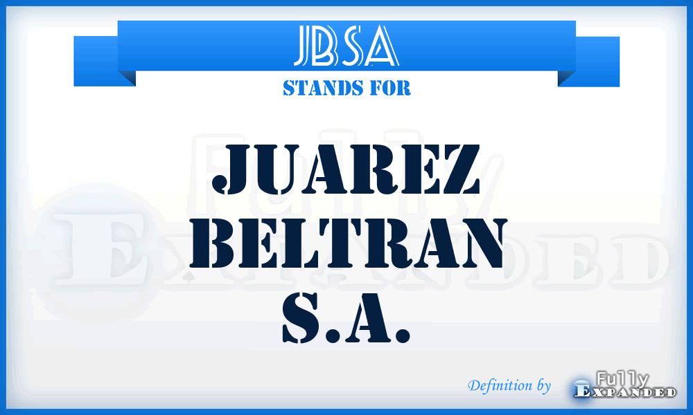 JBSA - Juarez Beltran S.A.