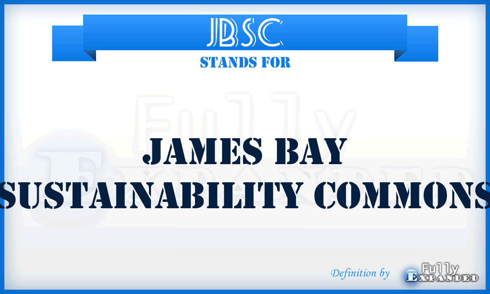 JBSC - James Bay Sustainability Commons