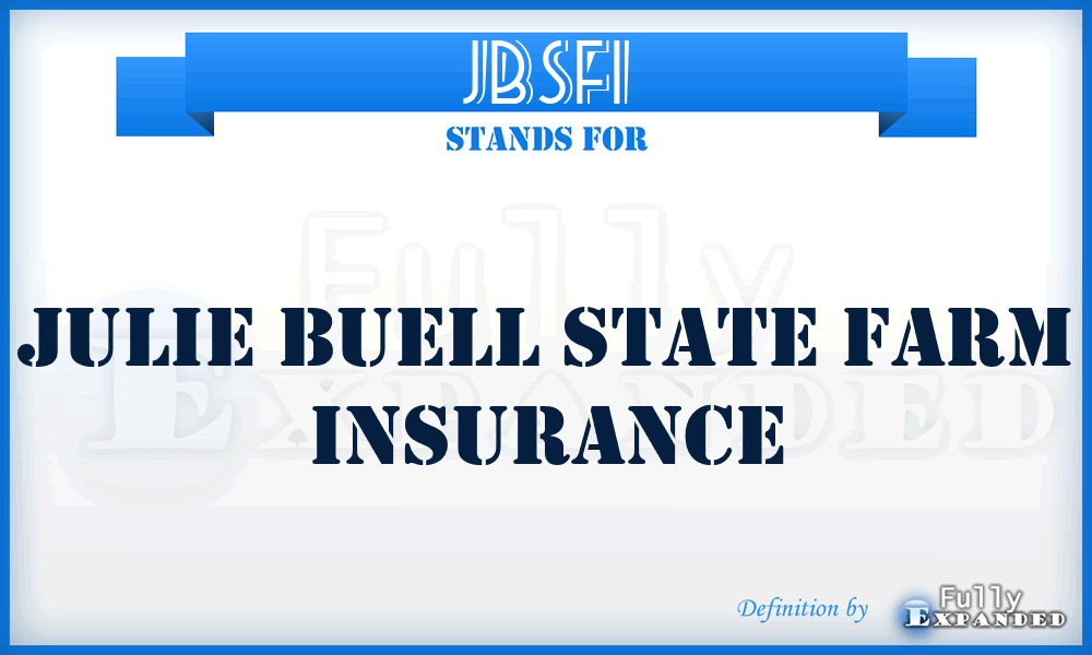 JBSFI - Julie Buell State Farm Insurance