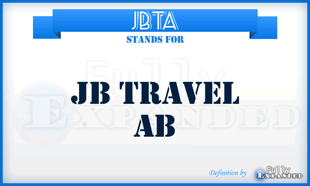 JBTA - JB Travel Ab