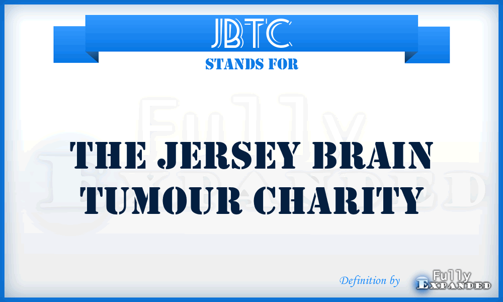 JBTC - The Jersey Brain Tumour Charity