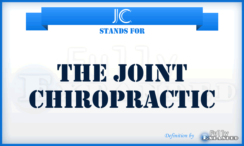JC - The Joint Chiropractic
