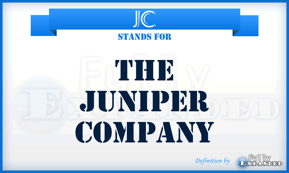 JC - The Juniper Company