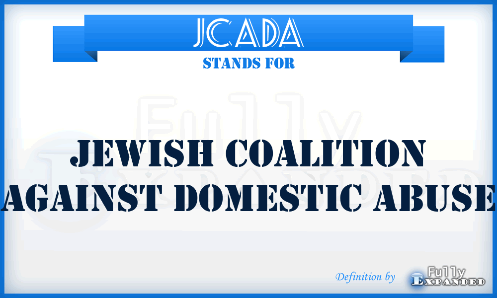 JCADA - Jewish Coalition Against Domestic Abuse