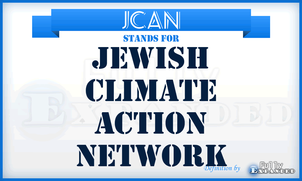 JCAN - Jewish Climate Action Network