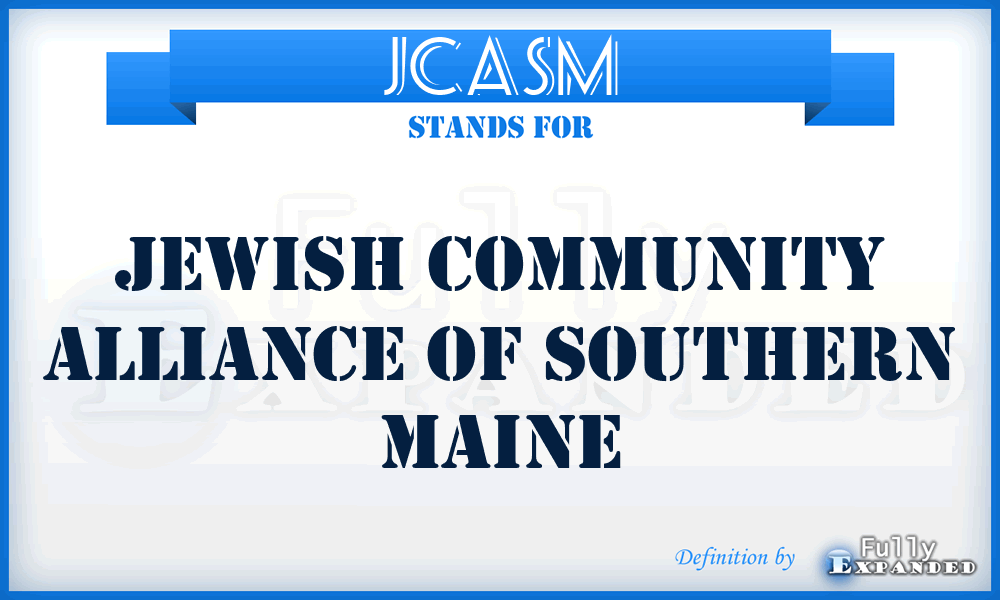 JCASM - Jewish Community Alliance of Southern Maine