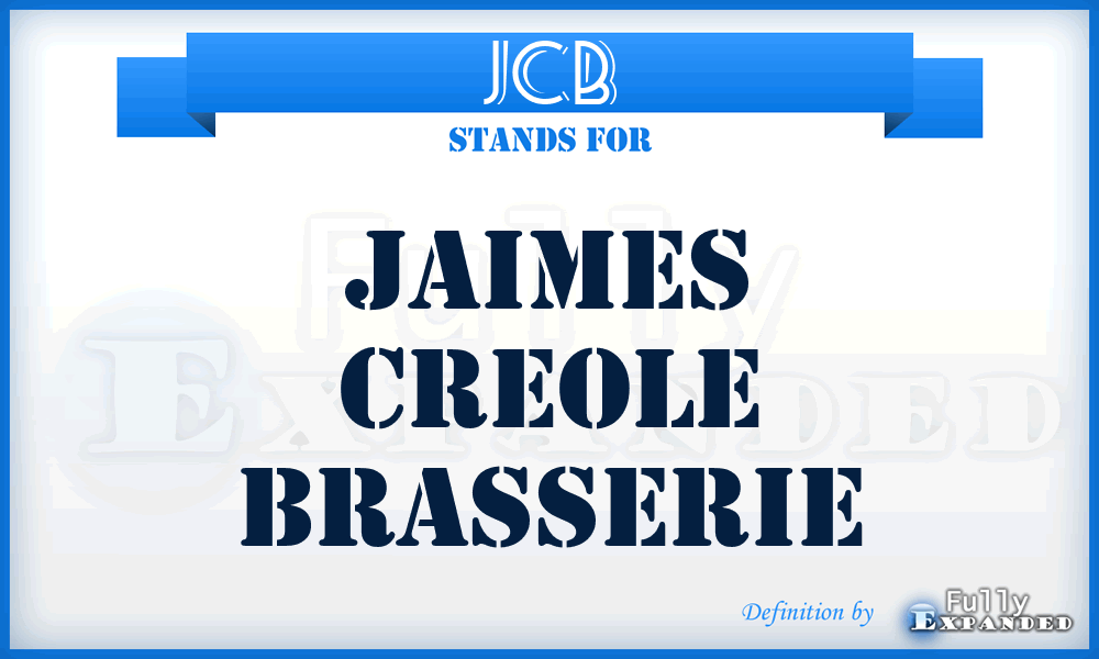JCB - Jaimes Creole Brasserie