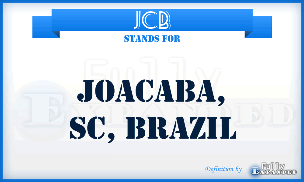JCB - Joacaba, SC, Brazil