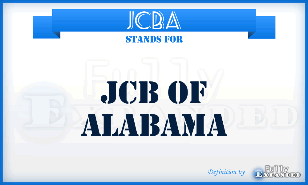 JCBA - JCB of Alabama