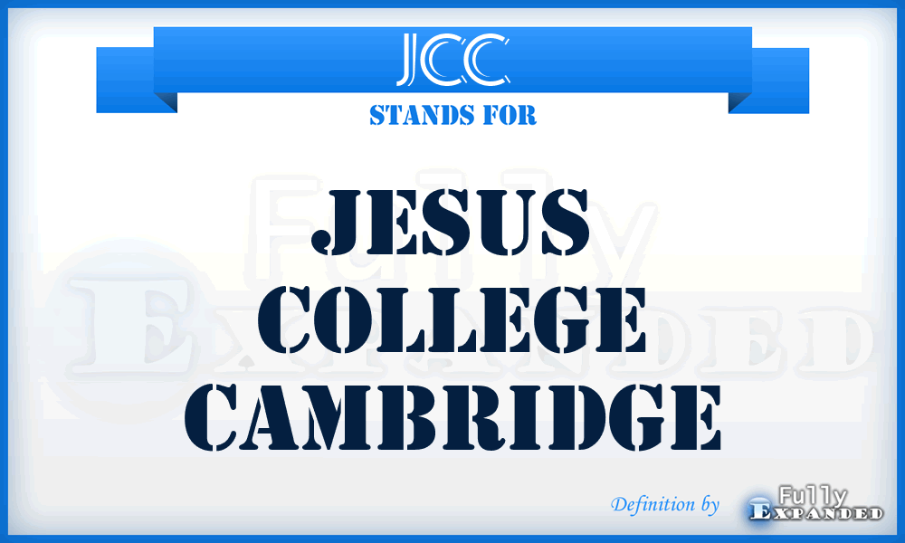 JCC - Jesus College Cambridge