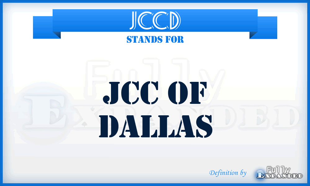 JCCD - JCC of Dallas