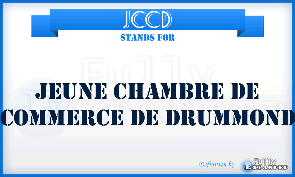 JCCD - Jeune Chambre de Commerce de Drummond