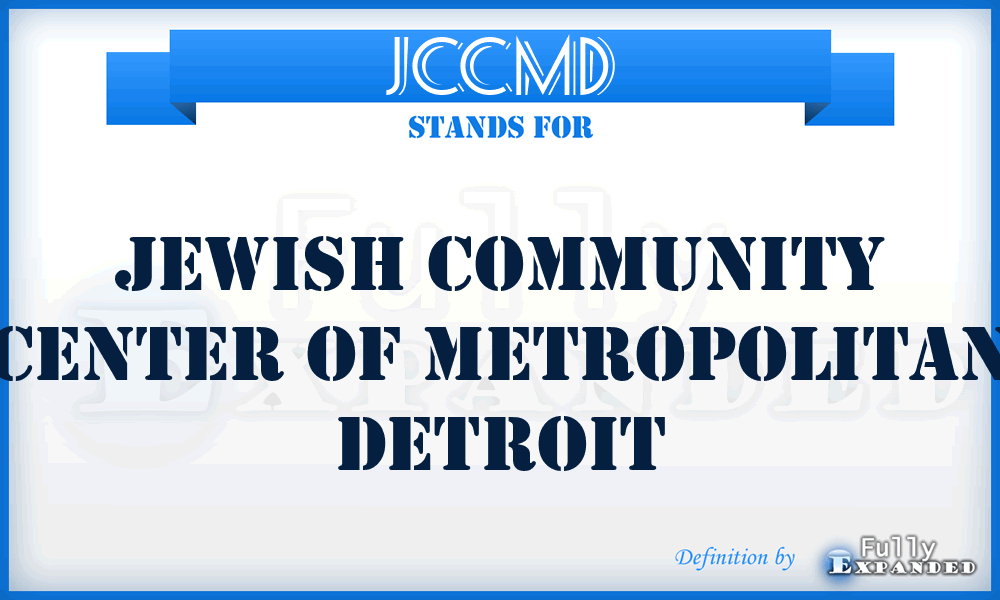 JCCMD - Jewish Community Center of Metropolitan Detroit