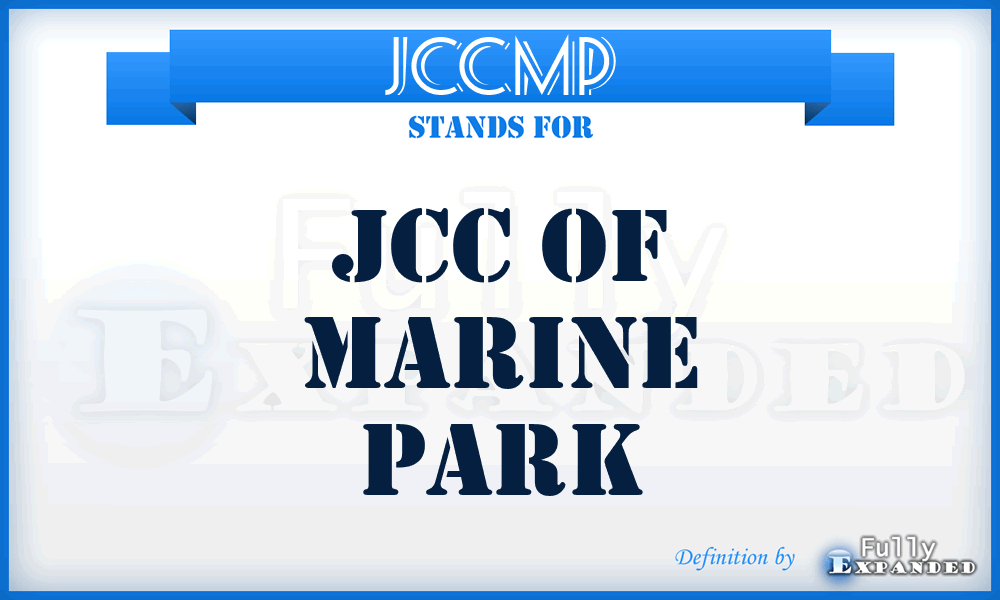 JCCMP - JCC of Marine Park