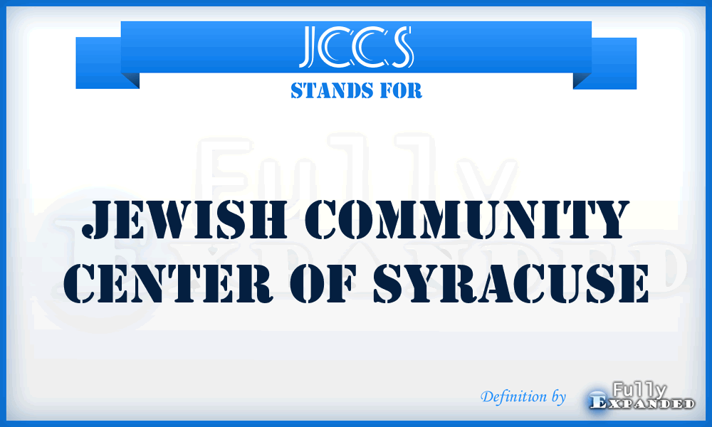 JCCS - Jewish Community Center of Syracuse