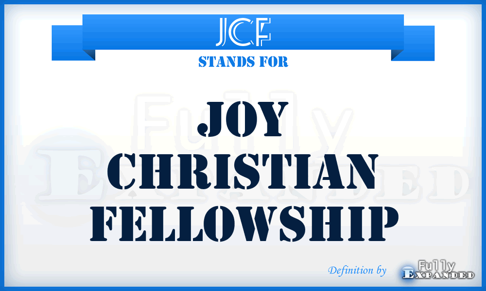 JCF - Joy Christian Fellowship