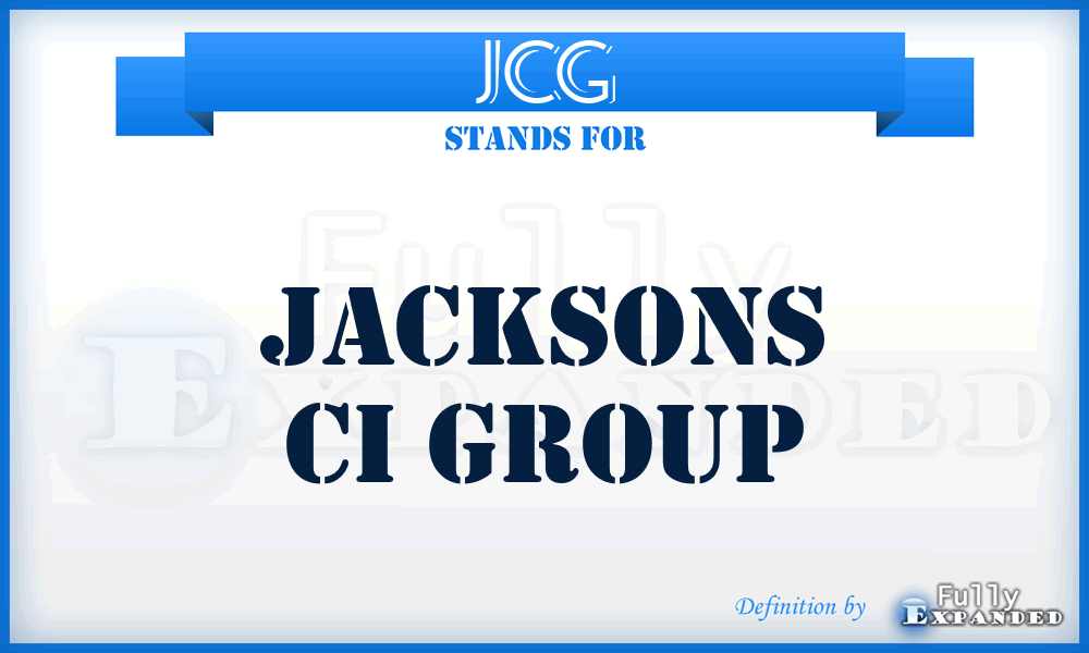 JCG - Jacksons Ci Group