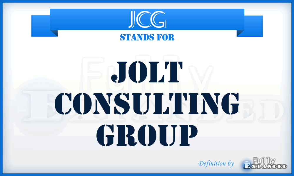 JCG - Jolt Consulting Group