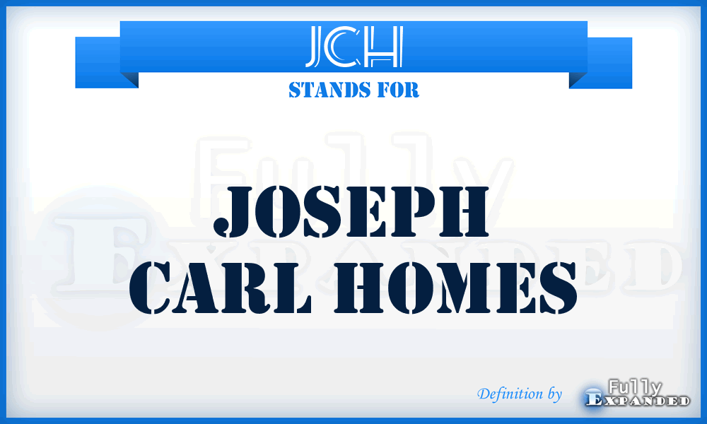 JCH - Joseph Carl Homes