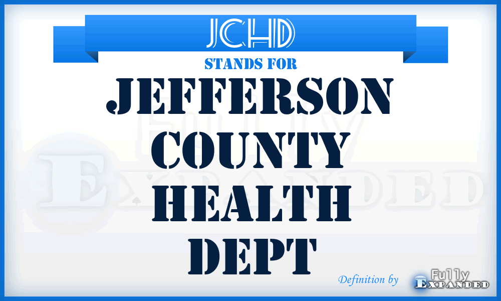JCHD - Jefferson County Health Dept