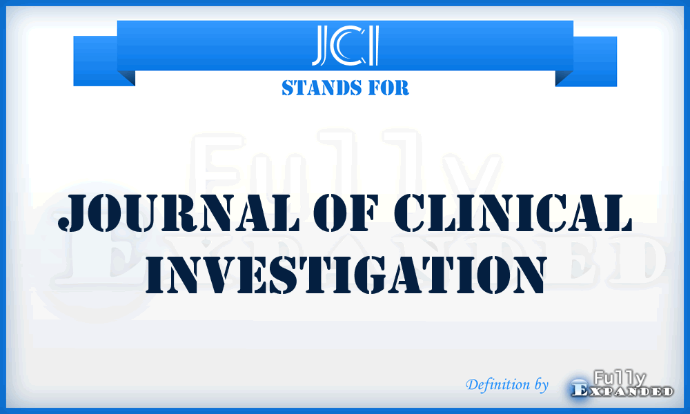 JCI - Journal of Clinical Investigation
