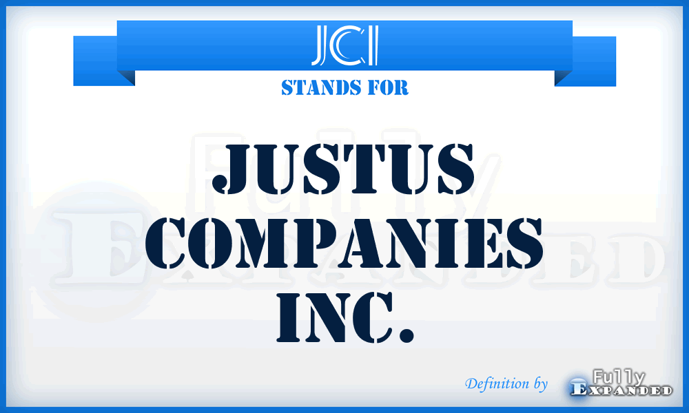 JCI - Justus Companies Inc.
