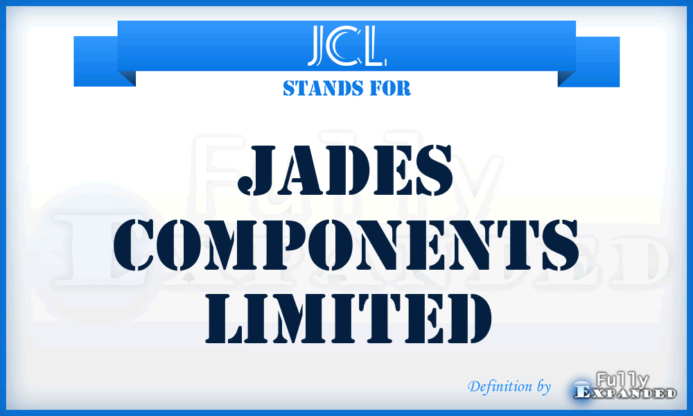 JCL - Jades Components Limited