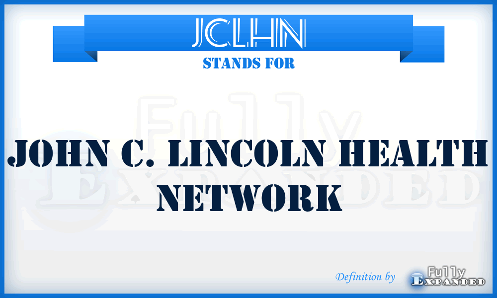 JCLHN - John C. Lincoln Health Network