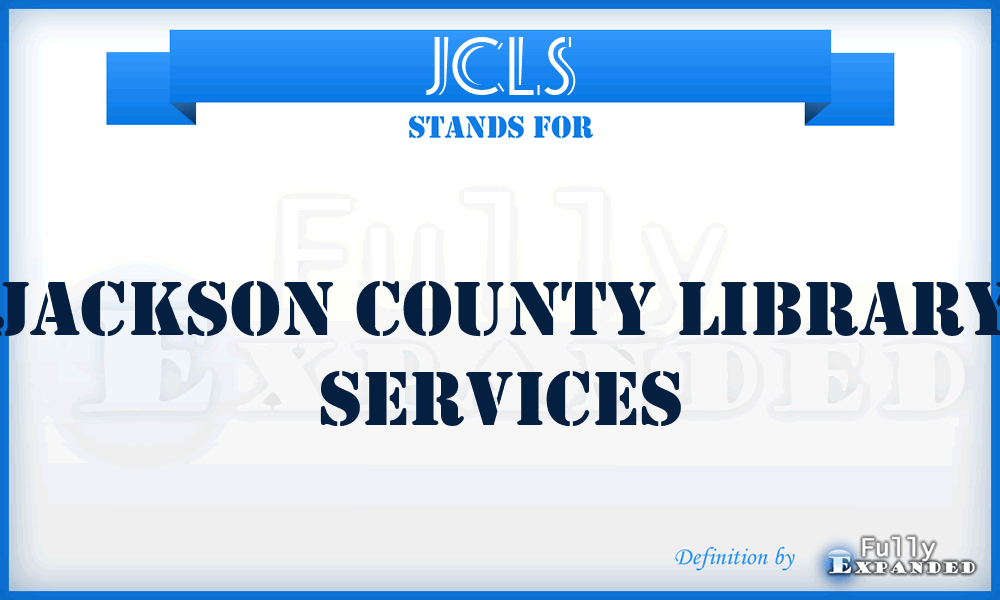 JCLS - Jackson County Library Services