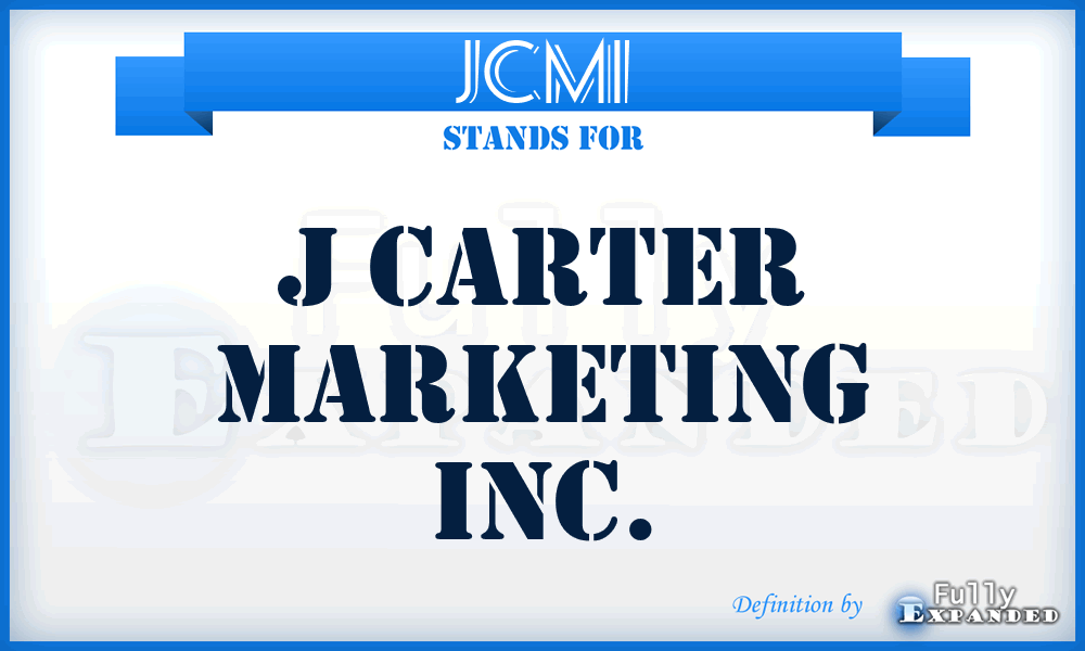JCMI - J Carter Marketing Inc.