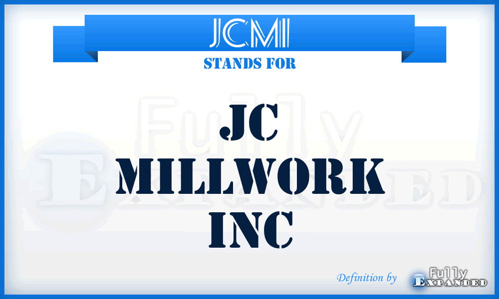 JCMI - JC Millwork Inc