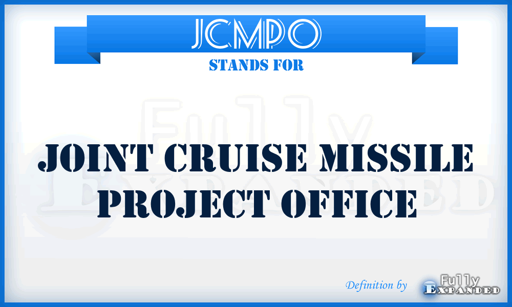 JCMPO - Joint Cruise Missile Project Office