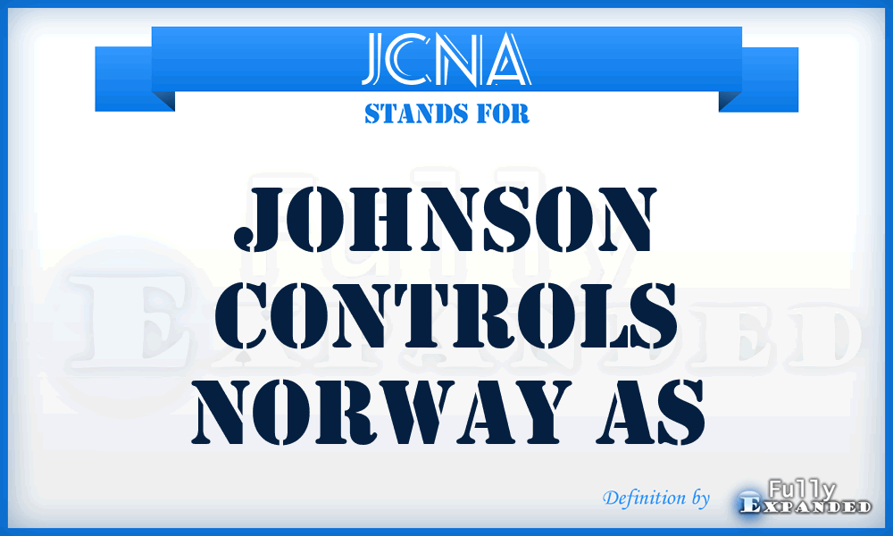 JCNA - Johnson Controls Norway As