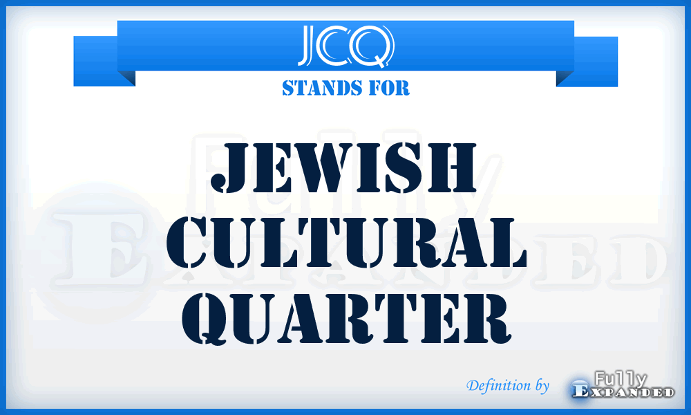JCQ - Jewish Cultural Quarter
