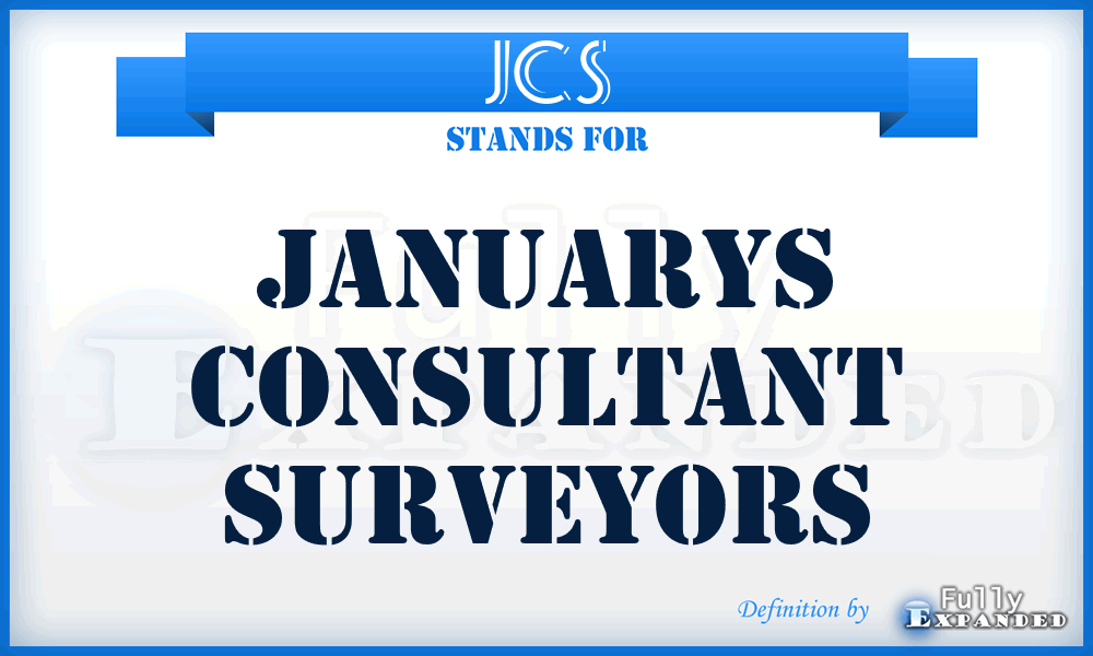 JCS - Januarys Consultant Surveyors