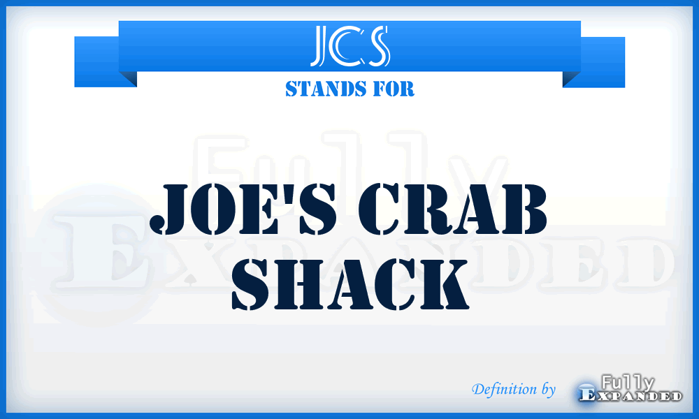 JCS - Joe's Crab Shack