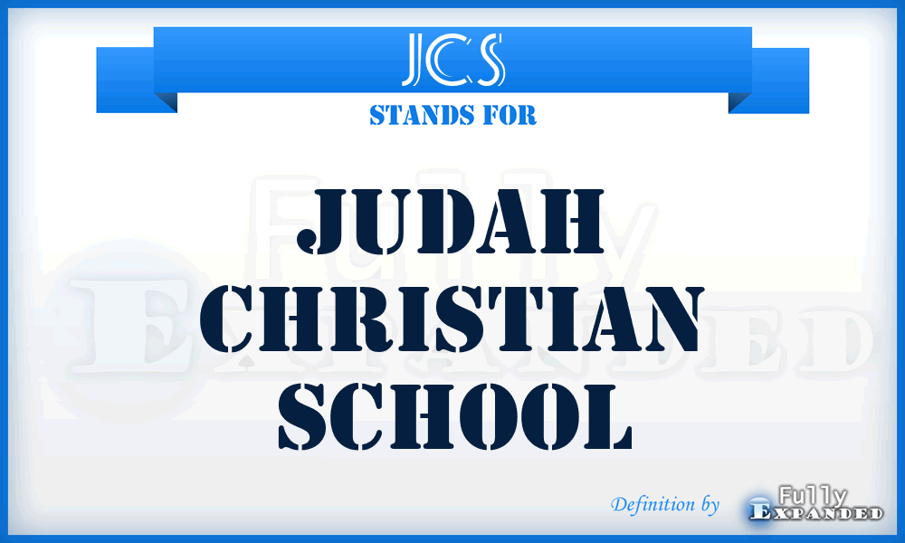 JCS - Judah Christian School