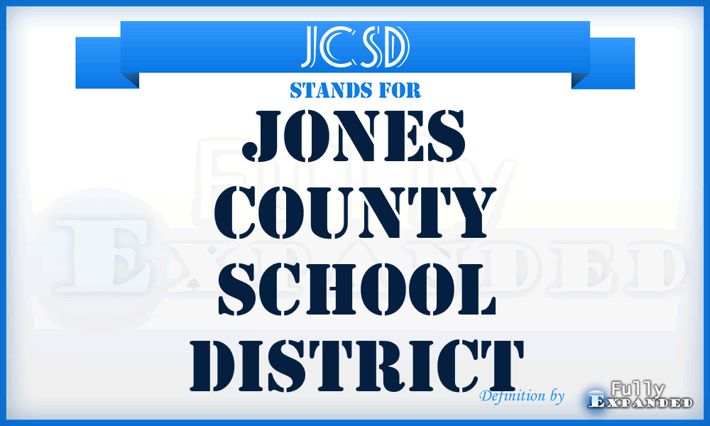 JCSD - Jones County School District