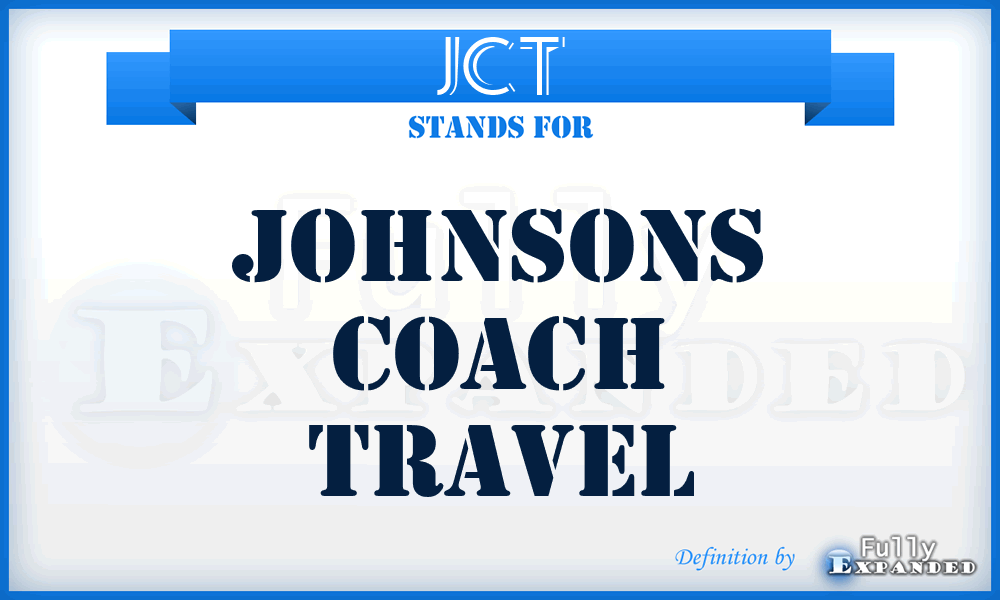 JCT - Johnsons Coach Travel